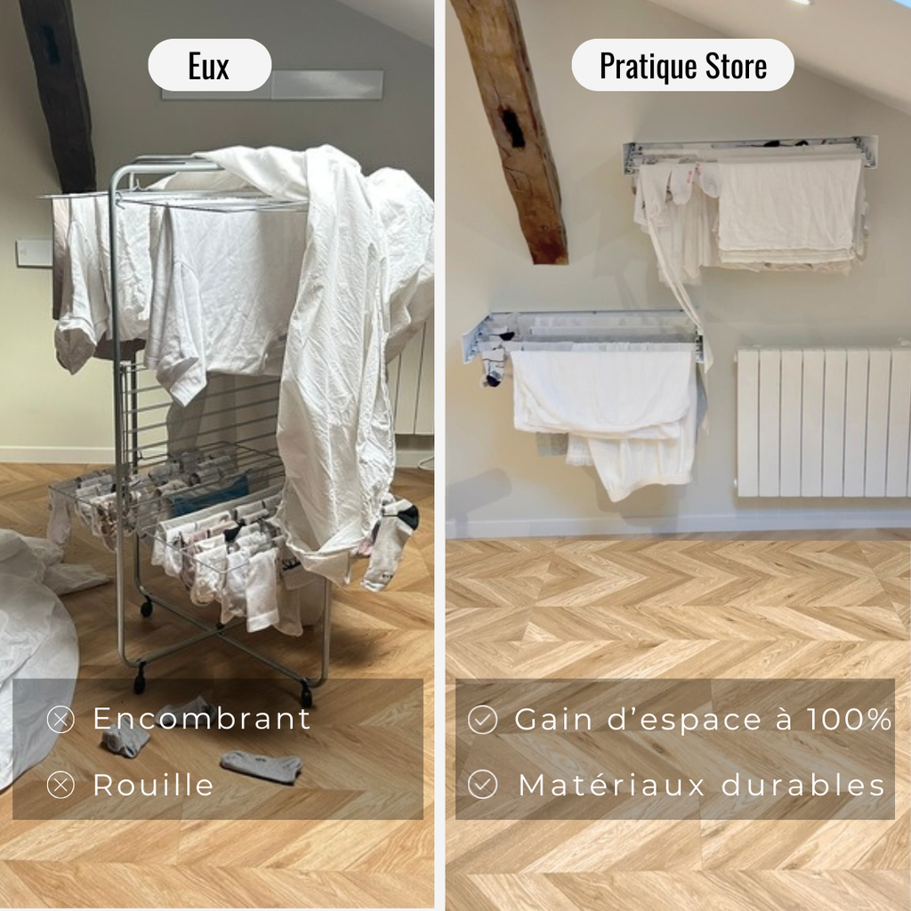 Notre étendoir invisible - Pratique-store