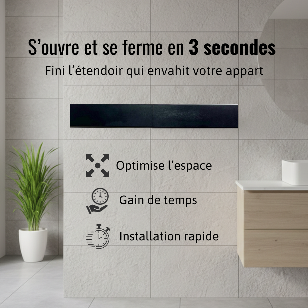 Notre étendoir invisible - Pratique-store