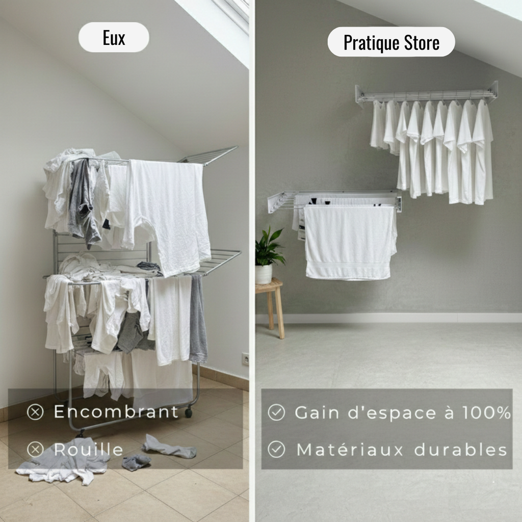 Notre étendoir invisible - Pratique-store