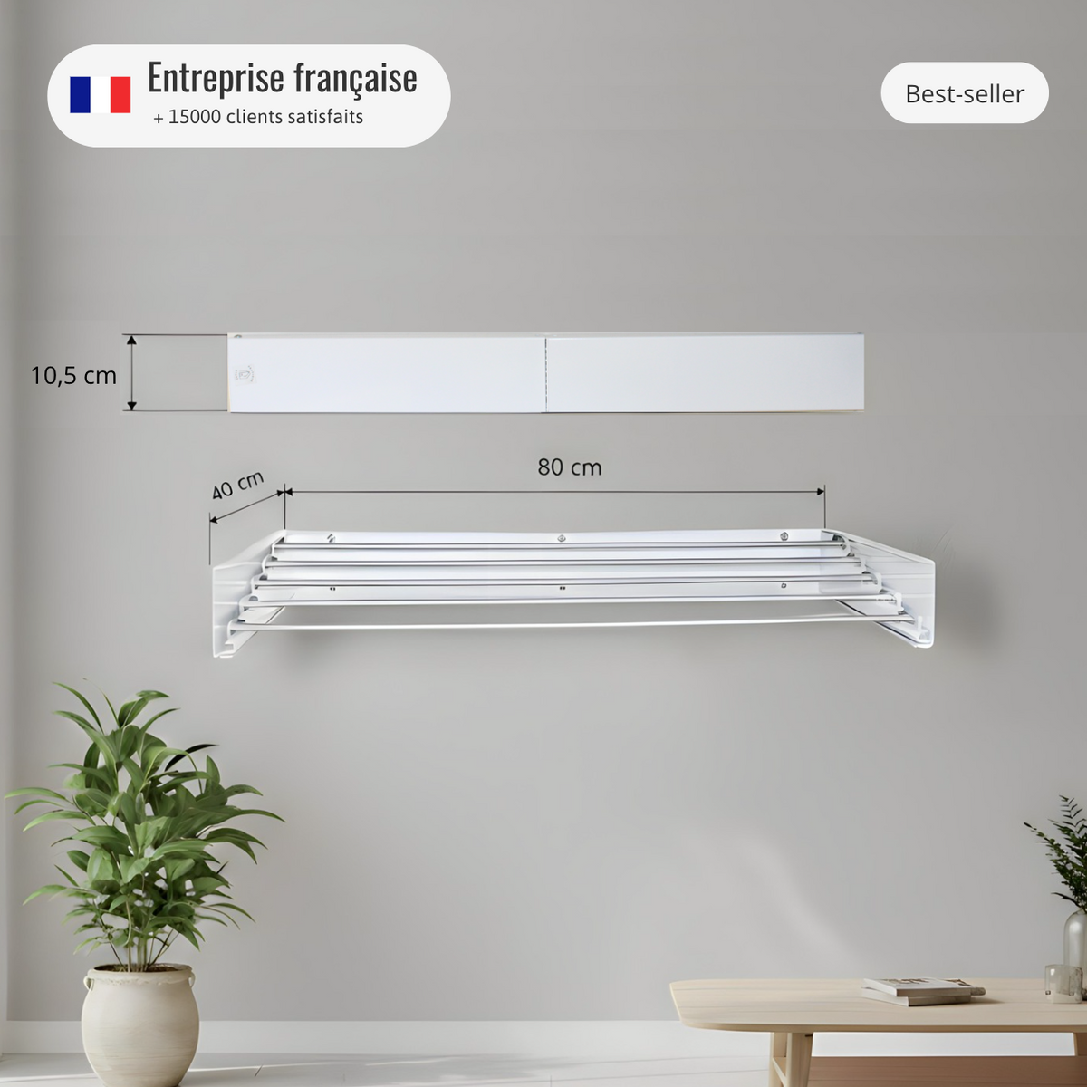 Notre étendoir invisible