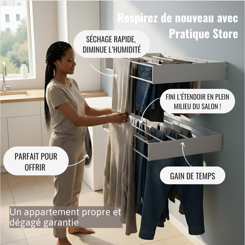 Notre étendoir invisible