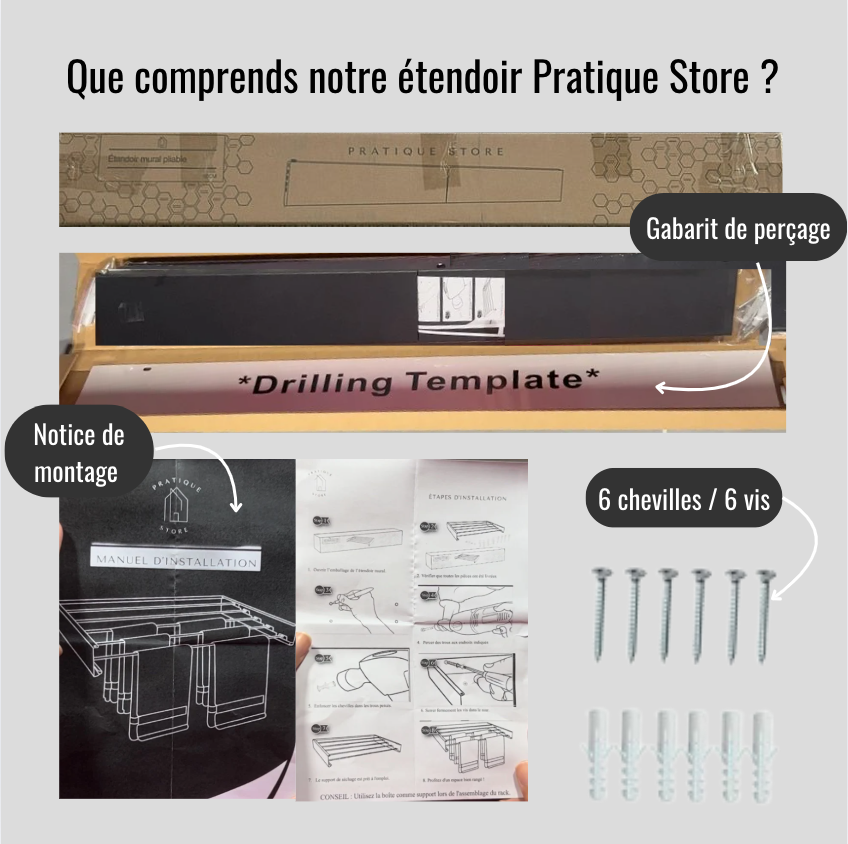 Notre étendoir invisible