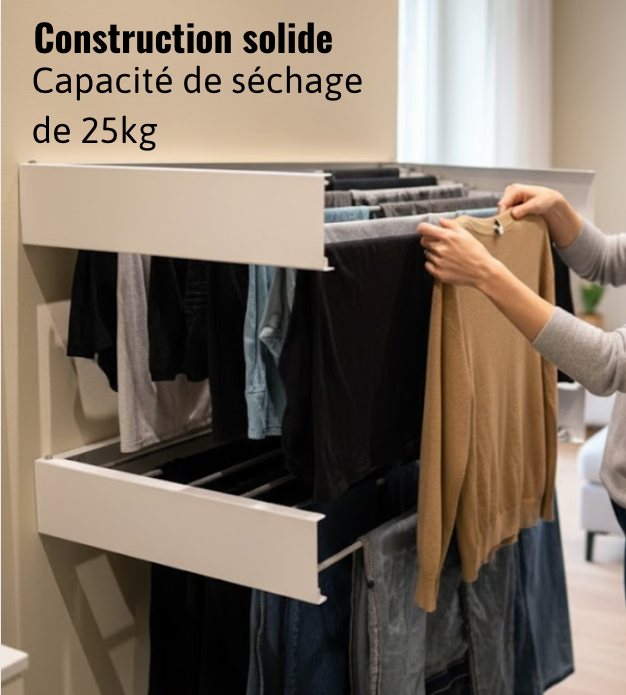 Notre étendoir invisible