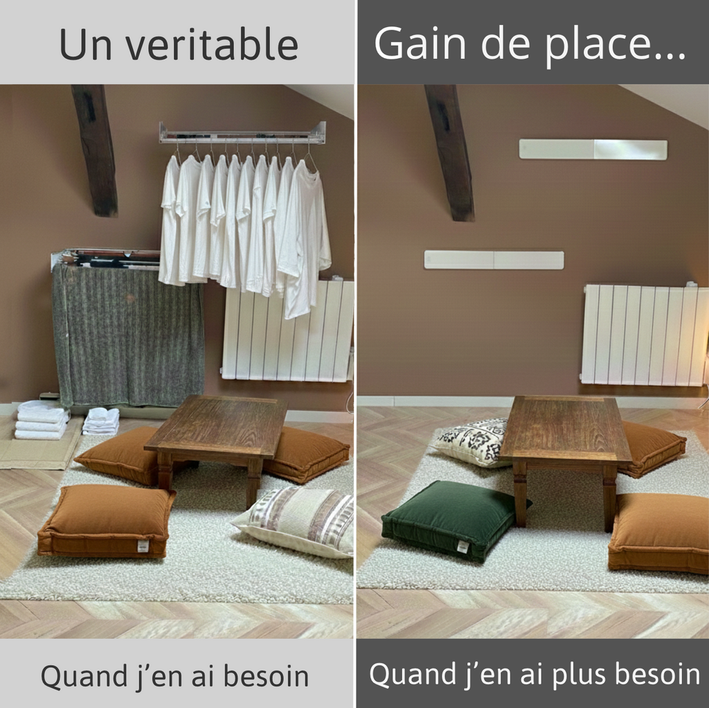 Notre étendoir invisible