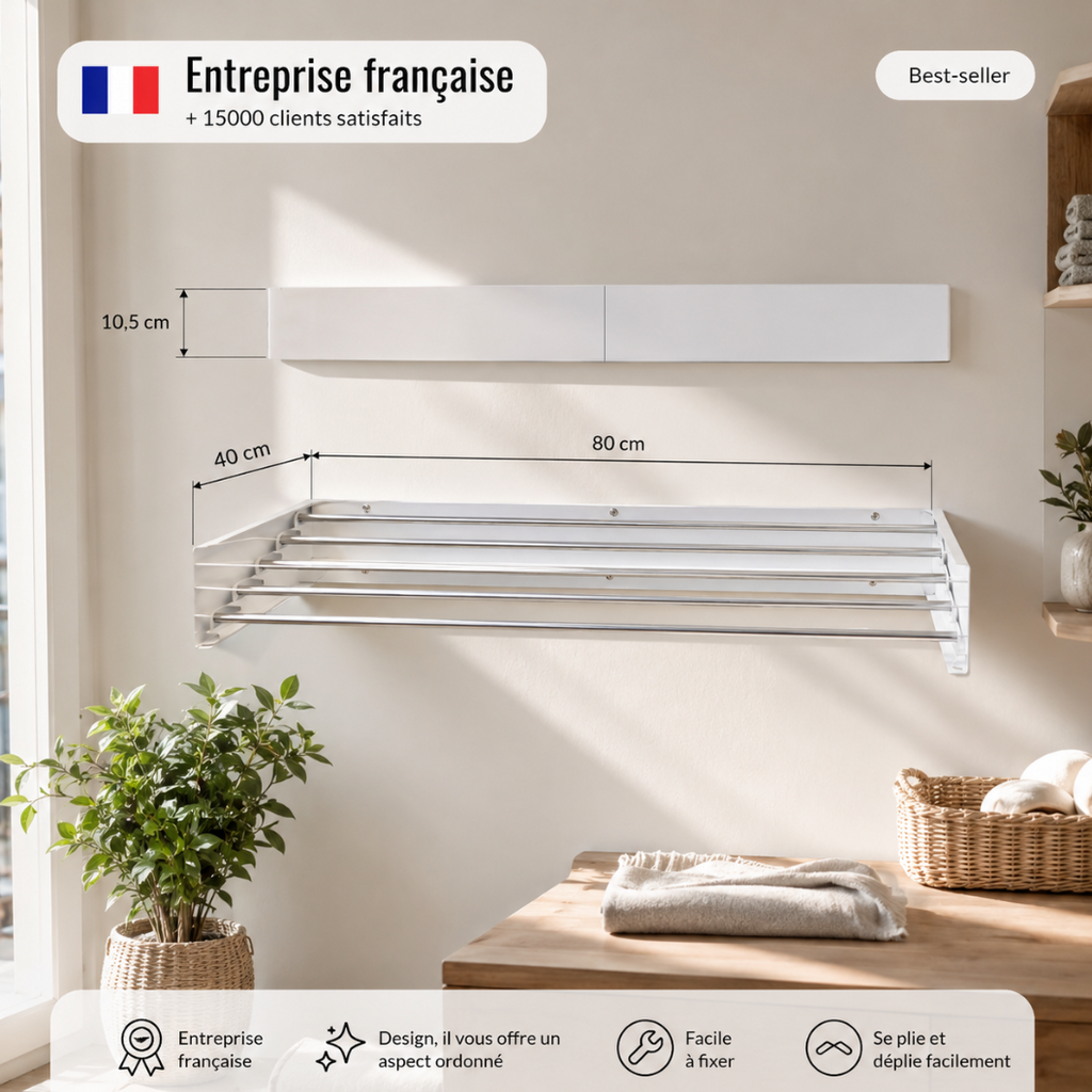 Notre étendoir invisible - Pratique-store