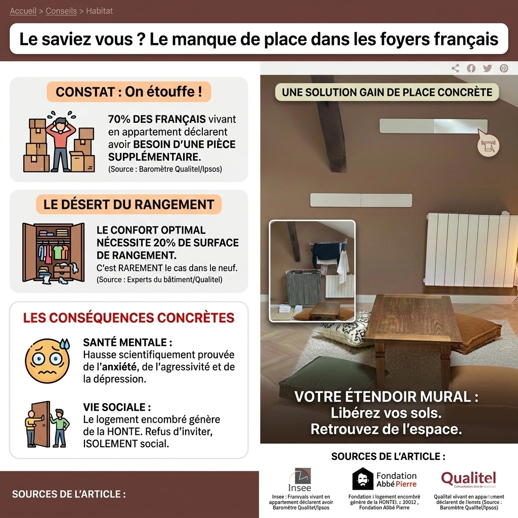 Notre étendoir invisible - Pratique-store